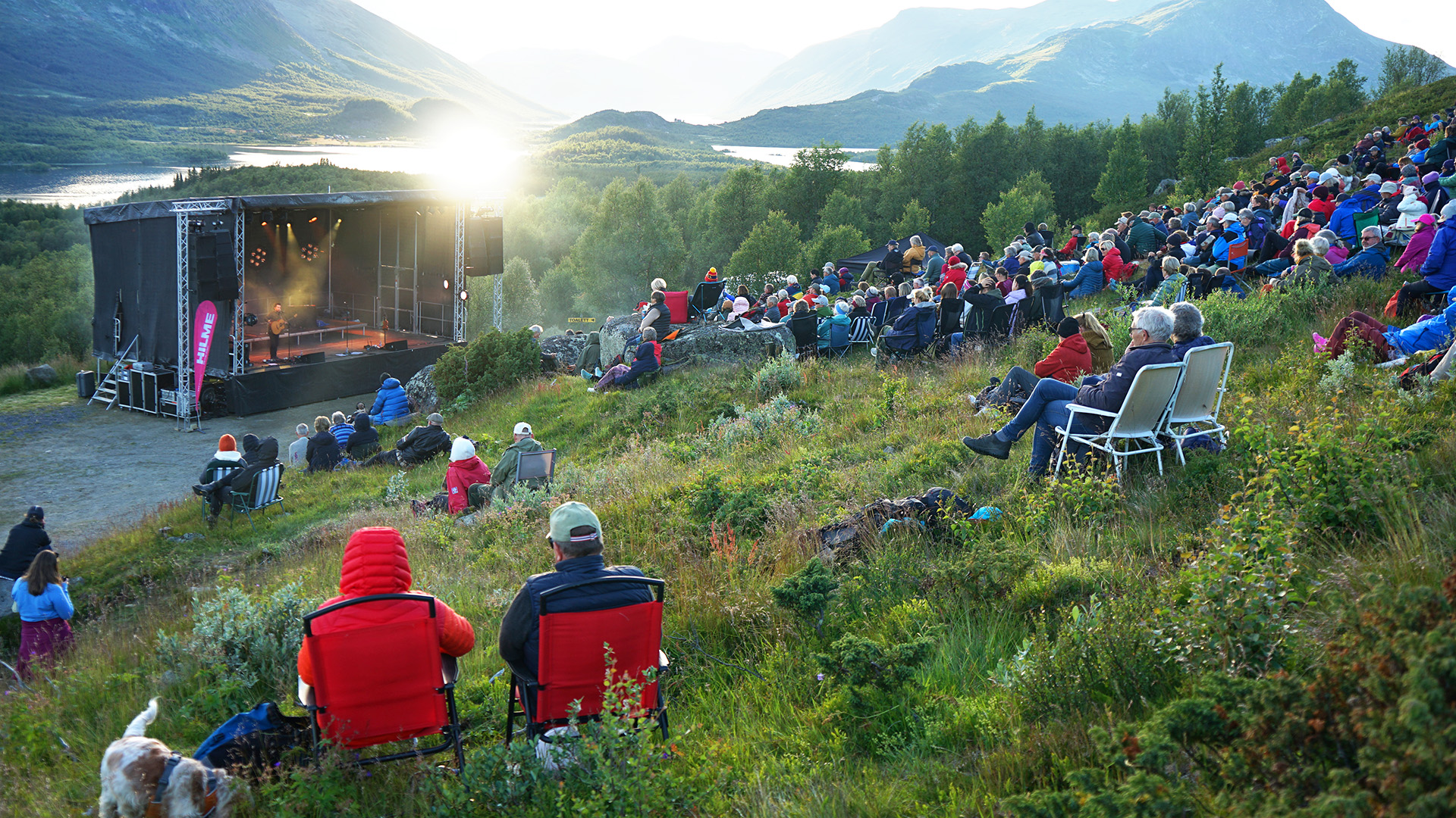 Jørn Hilme-stemnet og solefallskonsert på Jaslangen.