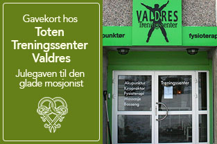 Gavekort Toten Treningsdenter Valdres