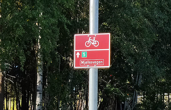 Skilt nasjon al sykkelrute, Statens vegvesen